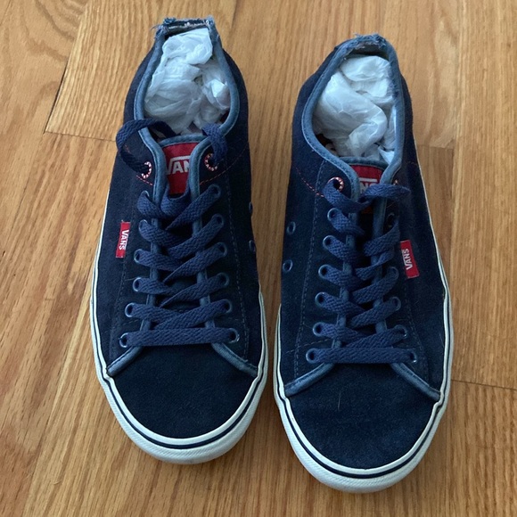 Vans Suede/Leather Navy Blue Sneakers - Picture 2 of 12